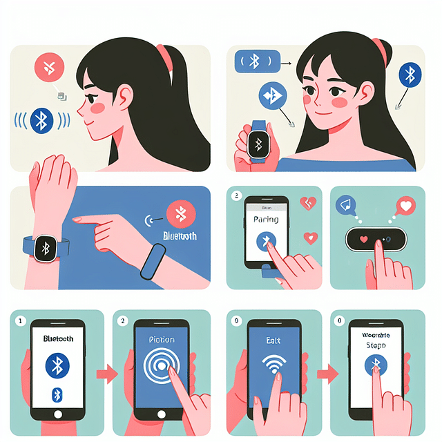 pairing wearable device with smartphone