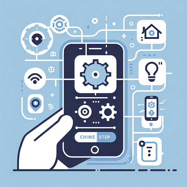 settings menu for smart device integration on app
