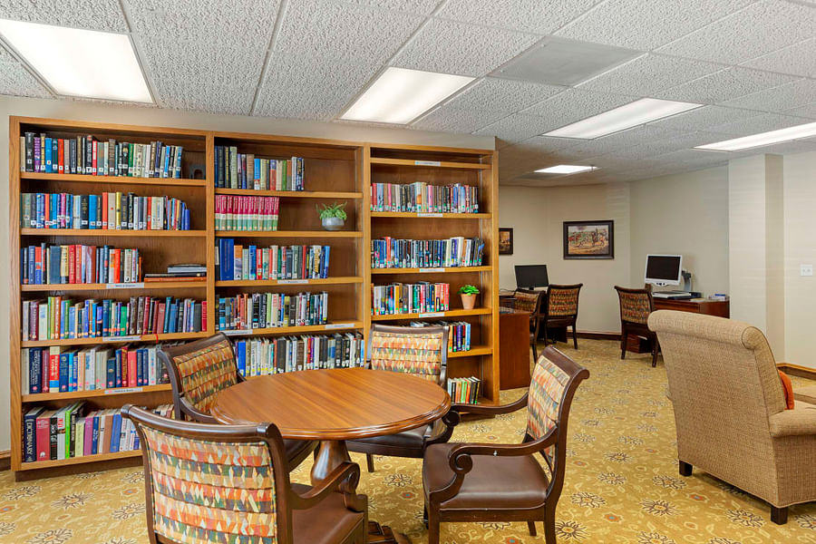 senior living community library