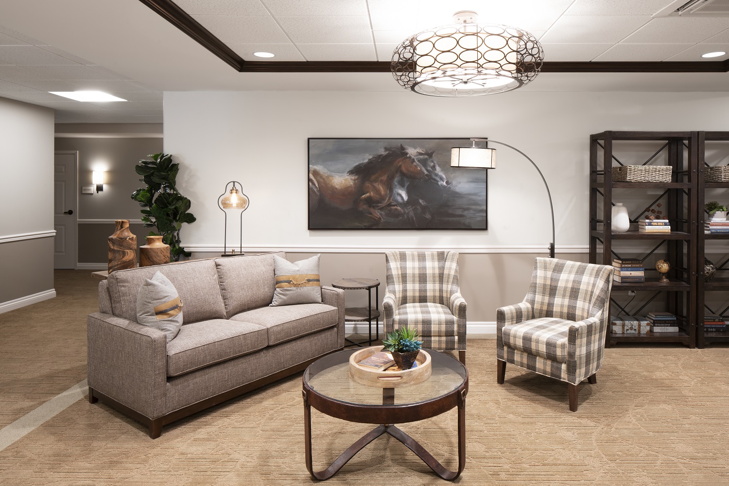 senior living community lounge