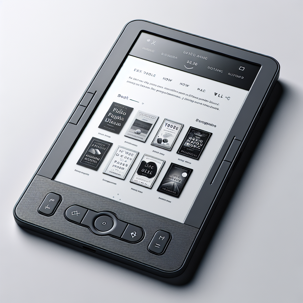 eReader simple interface