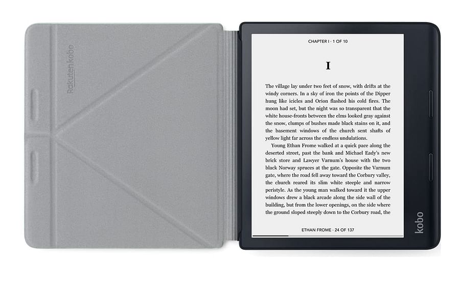eReader with built-in lighting