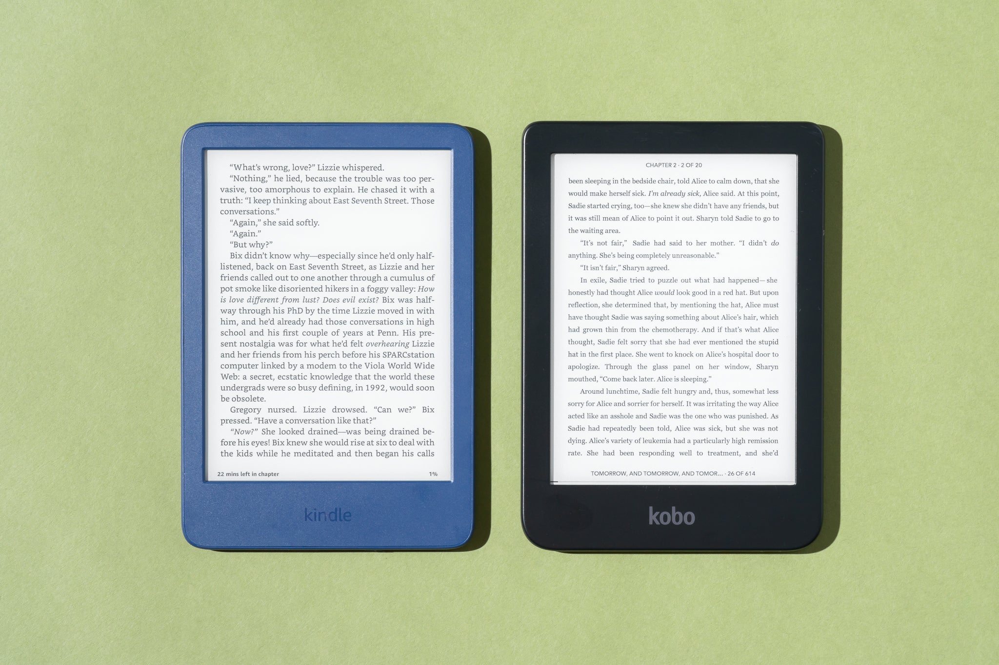 Kindle Oasis adjustable text