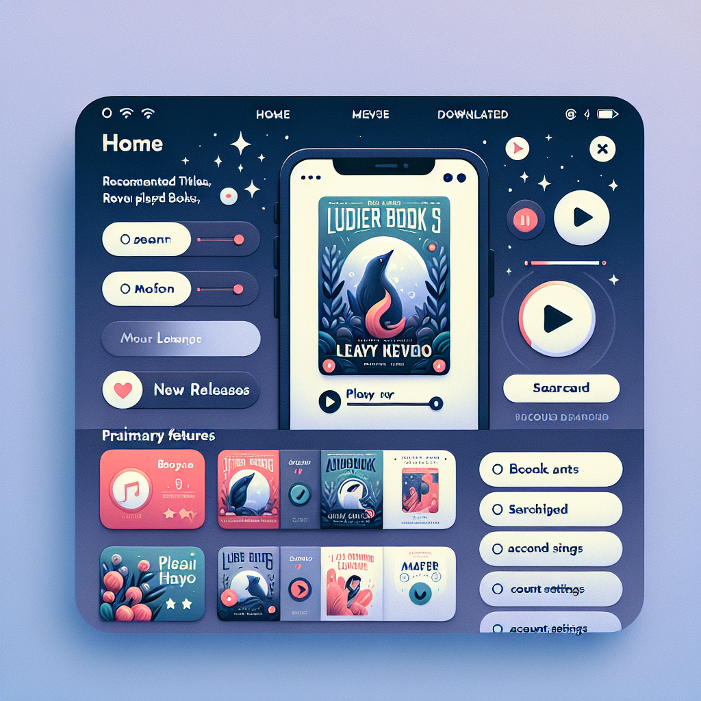 Audible app interface